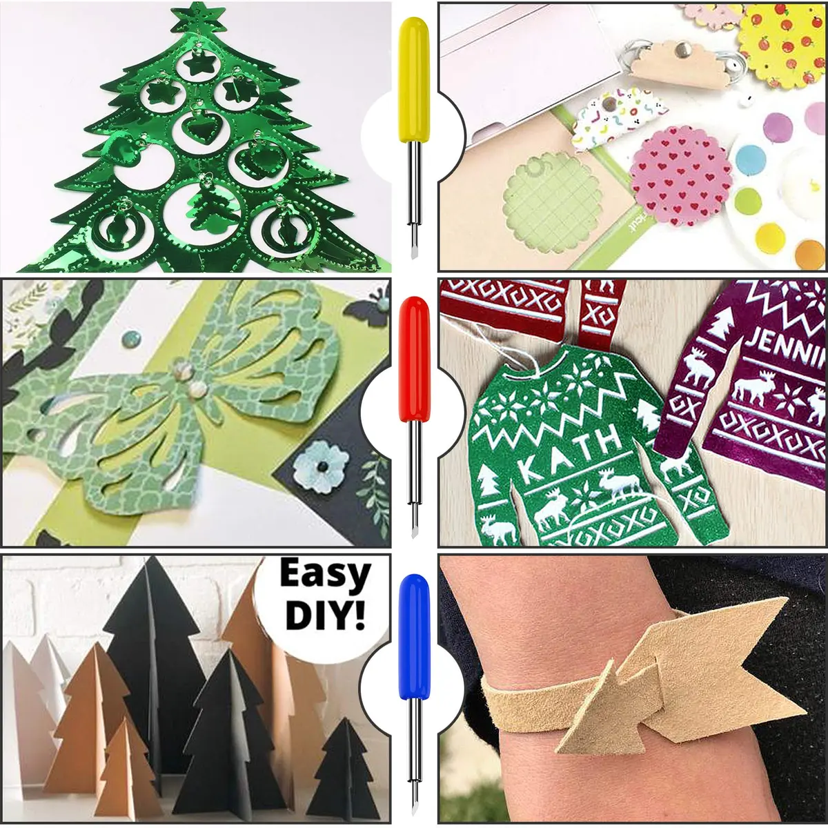 Hadwoer 50PCS Replacement Cutting Blades for Cricut Explore Air/Maker Series 30/45/60 Degree | 50-Piece Pack - view 5