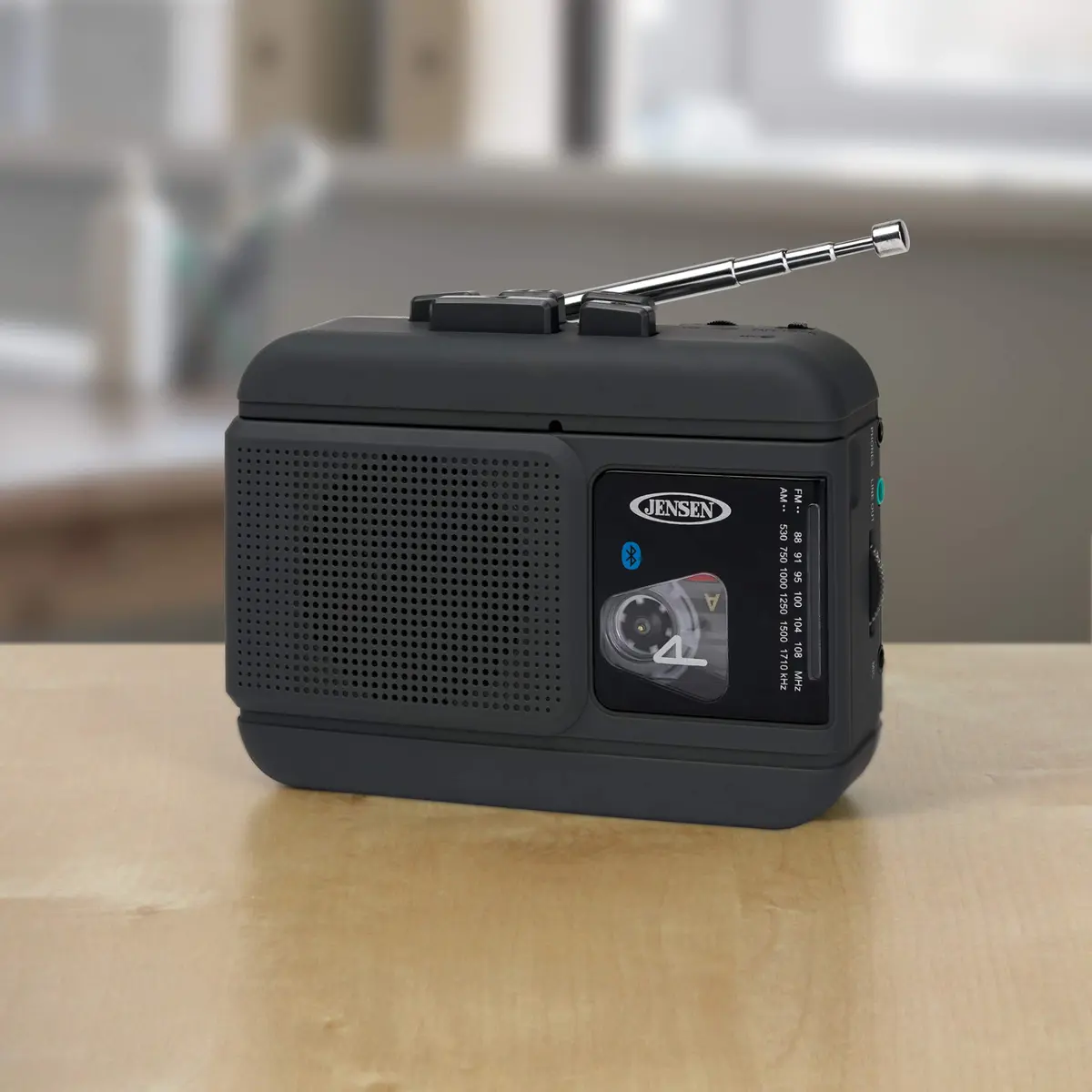 Jensen MCR-60 Portable Cassette Player/Recorder with Bluetooth & Radio | Vintage Audio in India - view 8