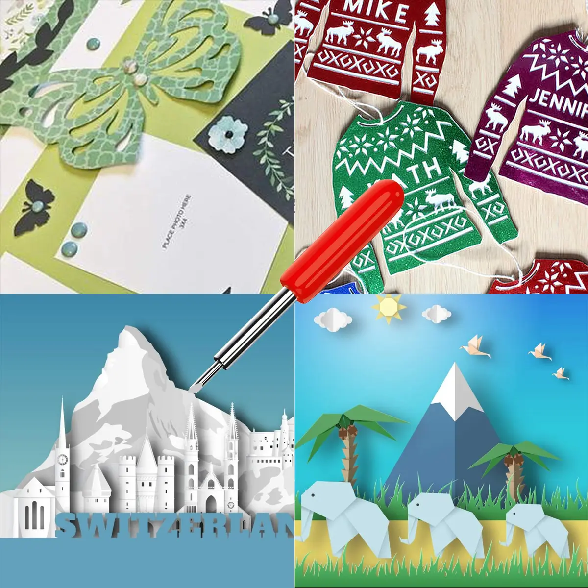 Hadwoer 50-Pack 45 Degree Fine Point Blades for Cricut Maker & Explore Air 2 | Cuts Vinyl, Cardstock, Fabric - view 5