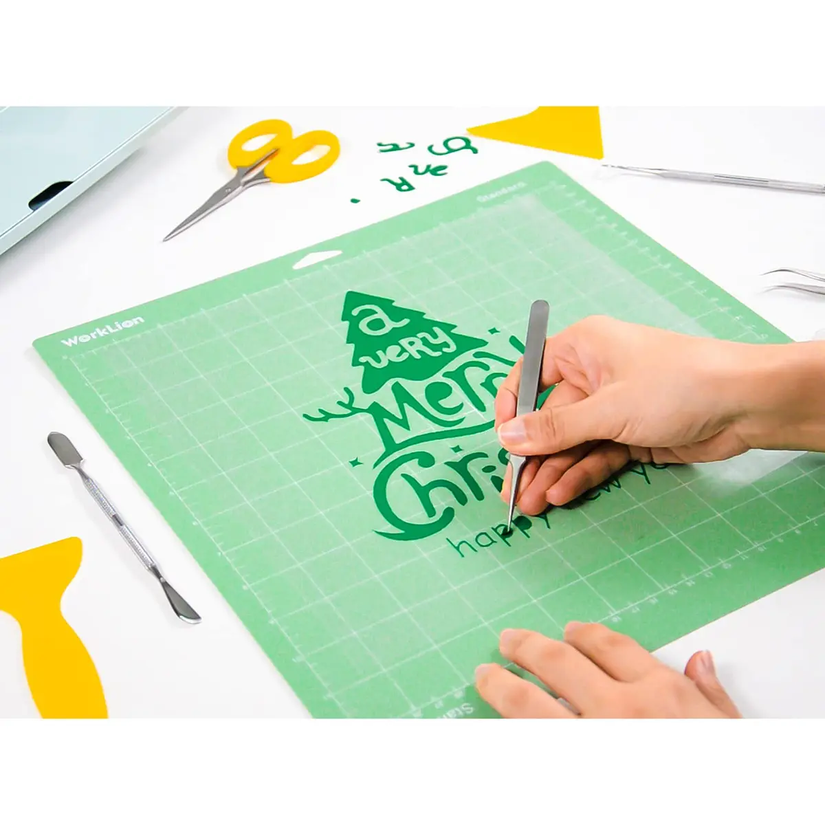 WORKLION Cutting Mat 12x12 | Compatible with Maker/Maker 3/4 & Explore 3/4, Variety Sticky Vinyl (6 Pack) - view 6