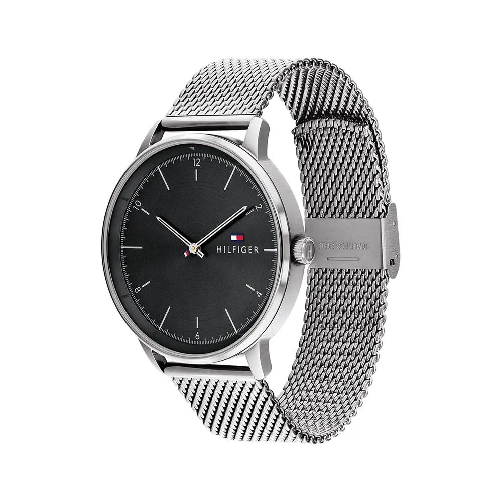 Tommy Hilfiger Men's Quartz Stainless Steel & Mesh Bracelet Watch 43mm | Classic American Style - view 2