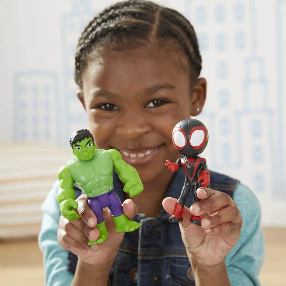 Hasbro Spidey and his Amazing Friends Marvel Hero Reveal Multipack 4-Inch | Kids 3+ Action Figures with Mask-Flip Feature - view 6