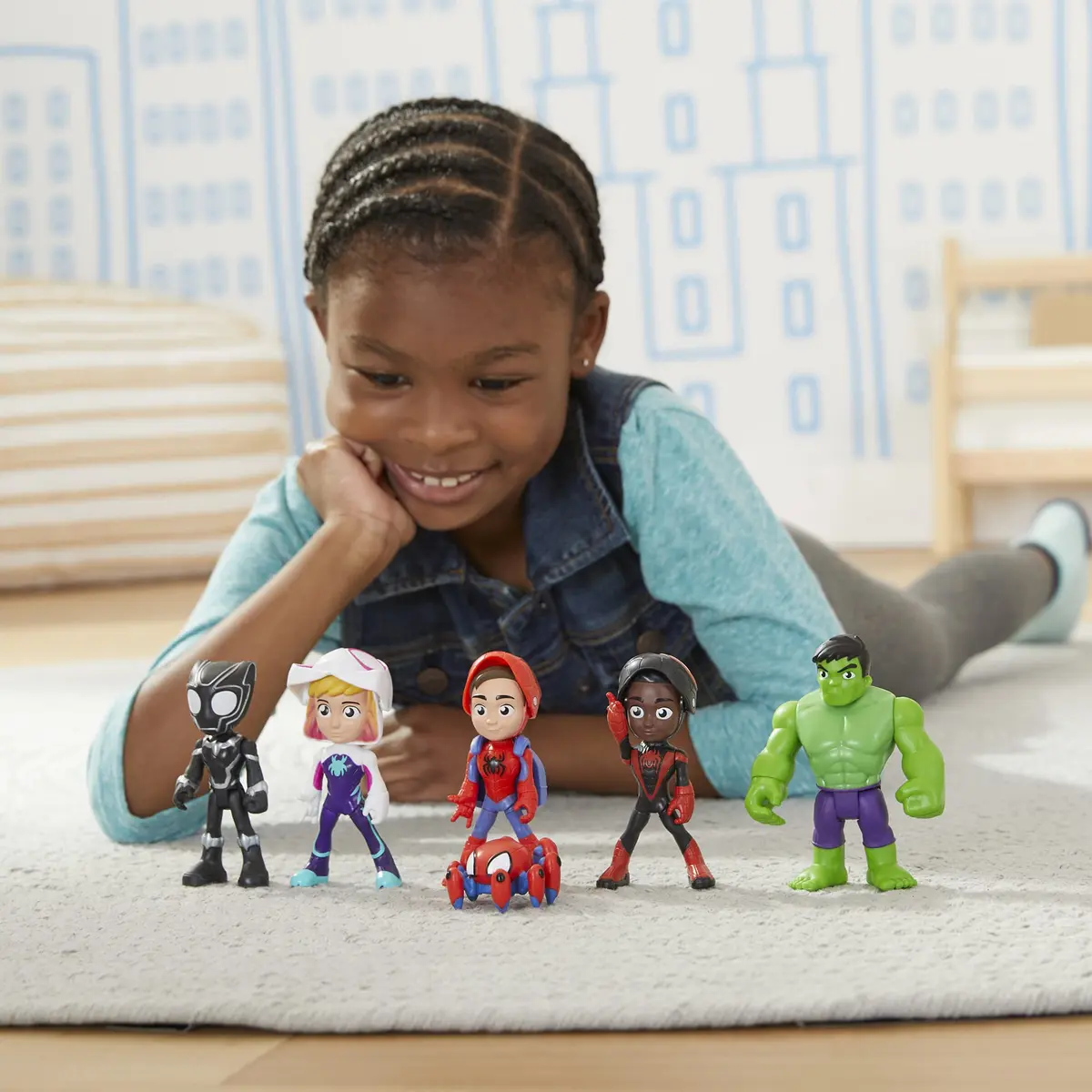 Hasbro Spidey and his Amazing Friends Marvel Hero Reveal Multipack 4-Inch | Kids 3+ Action Figures with Mask-Flip Feature - view 7