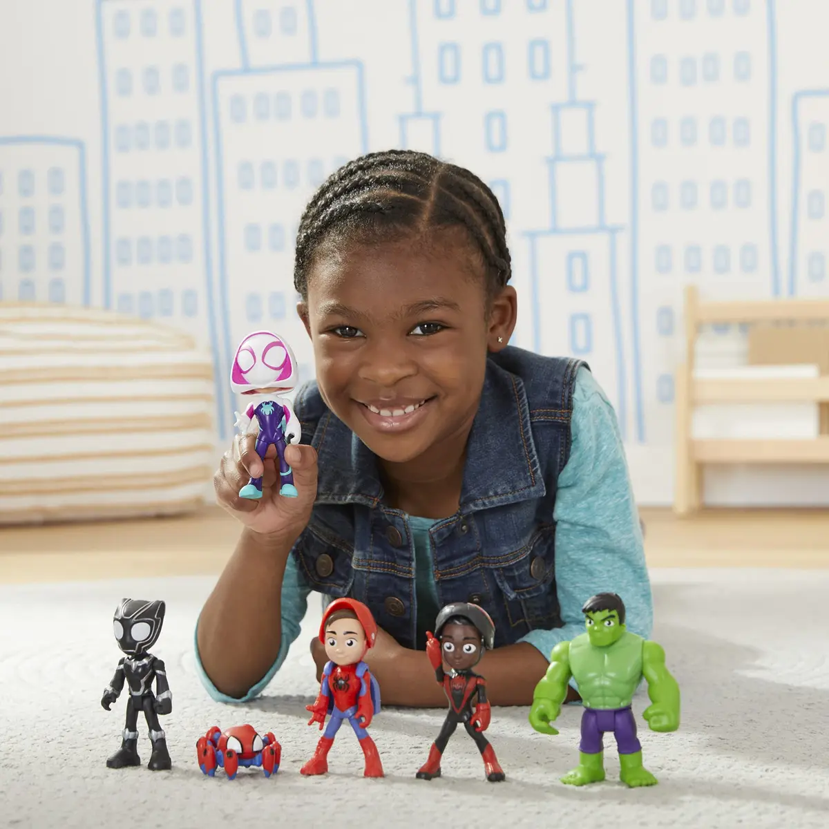 Hasbro Spidey and his Amazing Friends Marvel Hero Reveal Multipack 4-Inch | Kids 3+ Action Figures with Mask-Flip Feature - view 8