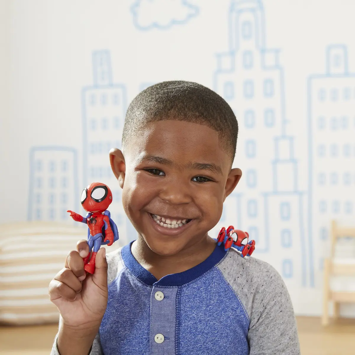 Hasbro Spidey and his Amazing Friends Marvel Hero Reveal Multipack 4-Inch | Kids 3+ Action Figures with Mask-Flip Feature - view 4
