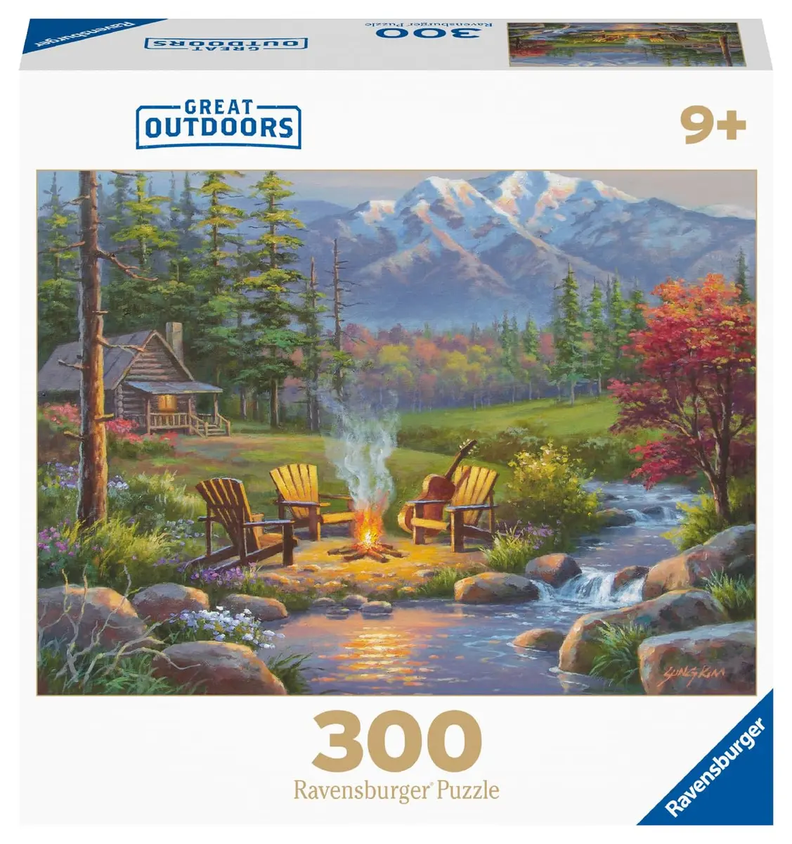 Ravensburger Riverside Livingroom Puzzle 300 pcs | Part of Great Outdoors Series | Eco-Friendly Materials - view 2