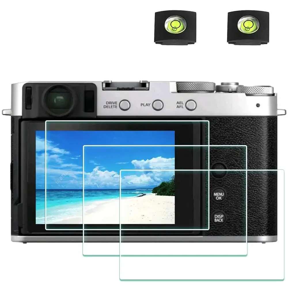 ULBTER Tempered Glass Screen Protector for Fujifilm X100VI X-E4 X100V | 3+2 Pack - main product image
