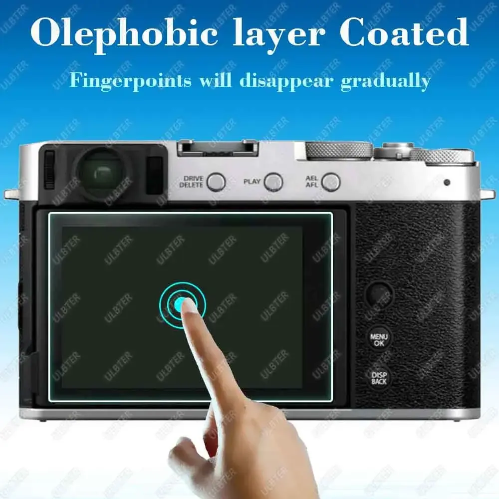 ULBTER Tempered Glass Screen Protector for Fujifilm X100VI X-E4 X100V | 3+2 Pack - view 4