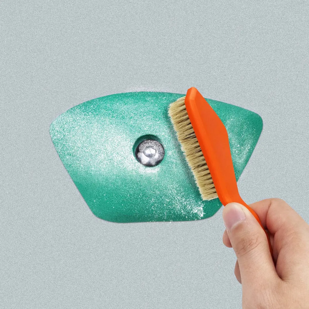 TWO STONES Boar Hair Rock Climbing Brush 175mm Handle | Durable Boulder Cleaning Tool for Indoor & Outdoor Climbing - view 7