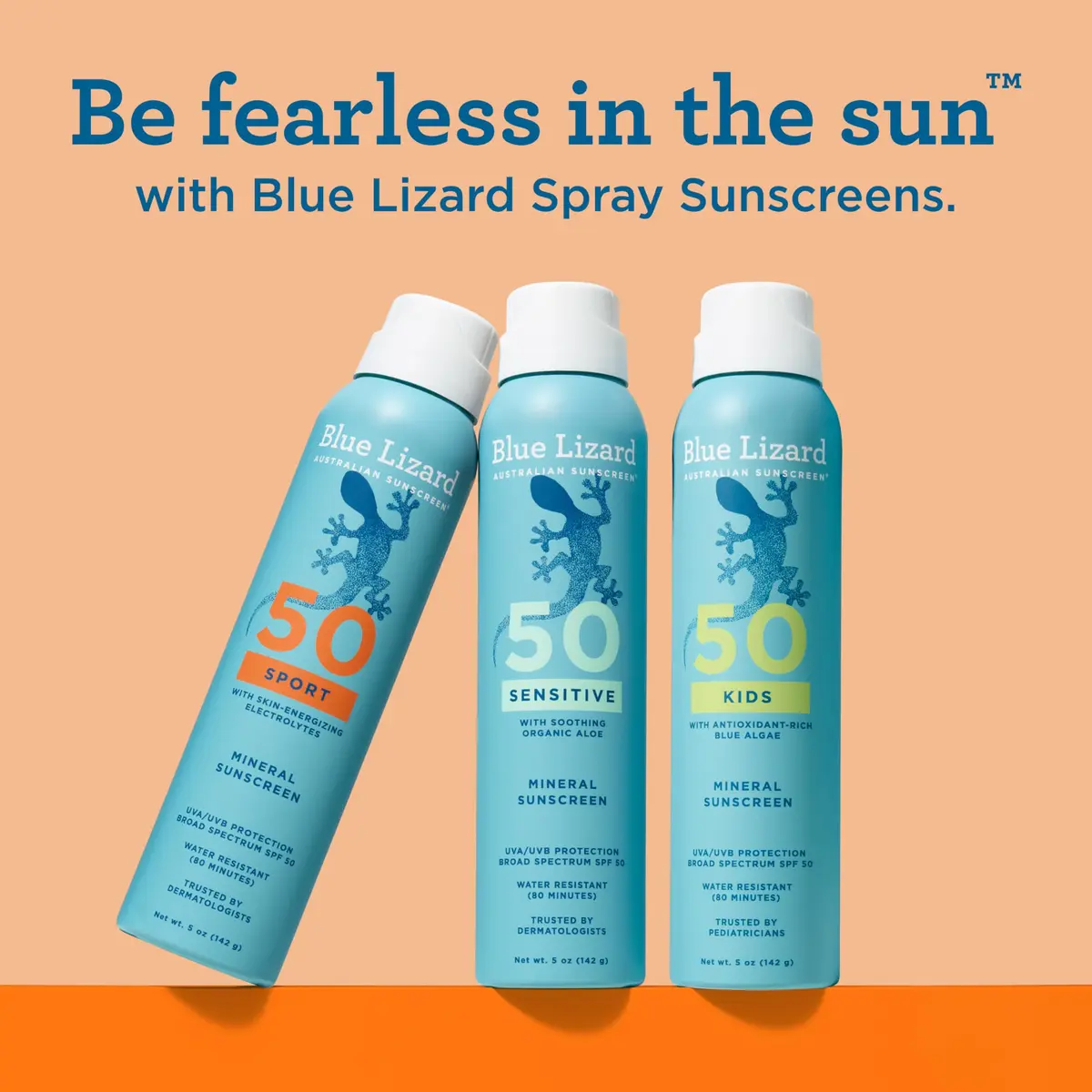 BLUE LIZARD Sport Mineral Sunscreen Spray SPF 50+ 148ml (5 fl oz) | Dermatologist-Recommended for Sensitive Skin - view 8