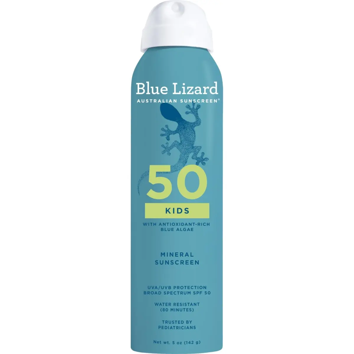 Blue Lizard Kids Mineral Sunscreen Spray SPF 50+ 148ml (5 fl oz) | Broad-Spectrum UVA/UVB Protection - main product image