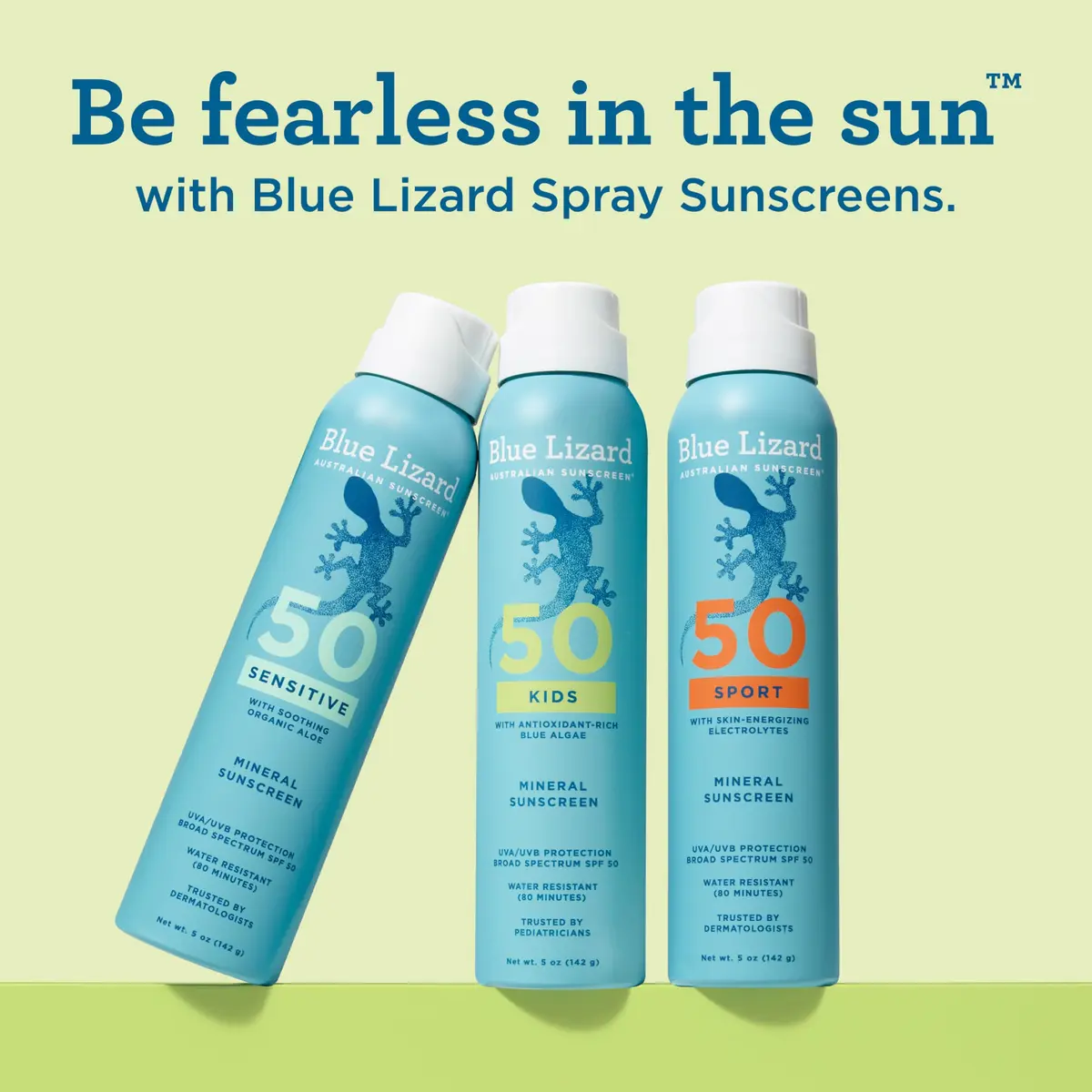 Blue Lizard Kids Mineral Sunscreen Spray SPF 50+ 148ml (5 fl oz) | Broad-Spectrum UVA/UVB Protection - view 8