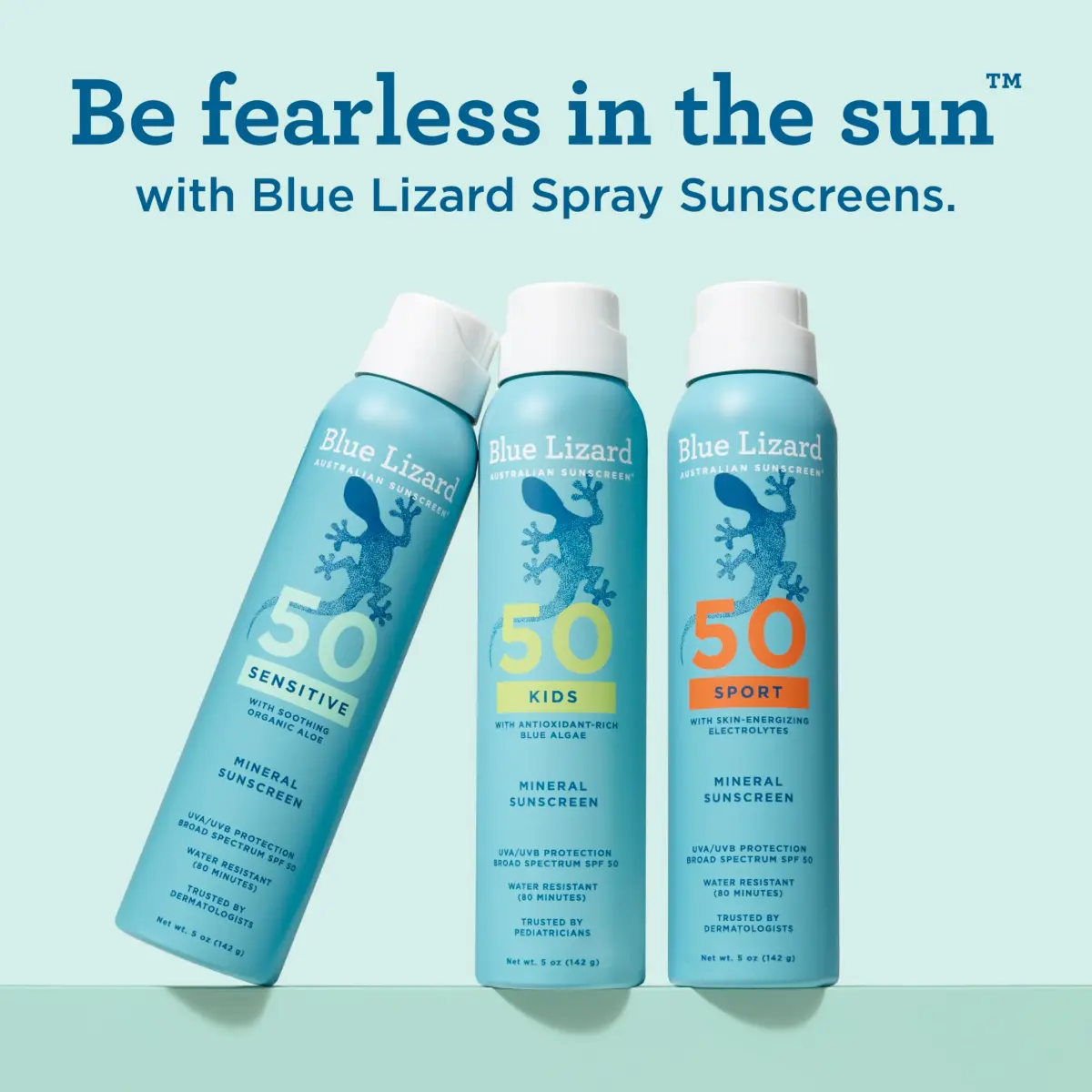 Blue Lizard Sensitive Mineral SPF 50 Spray 148ml (5 Fl Oz) | Dermatologist-Trusted Broad-Spectrum Protection - view 8