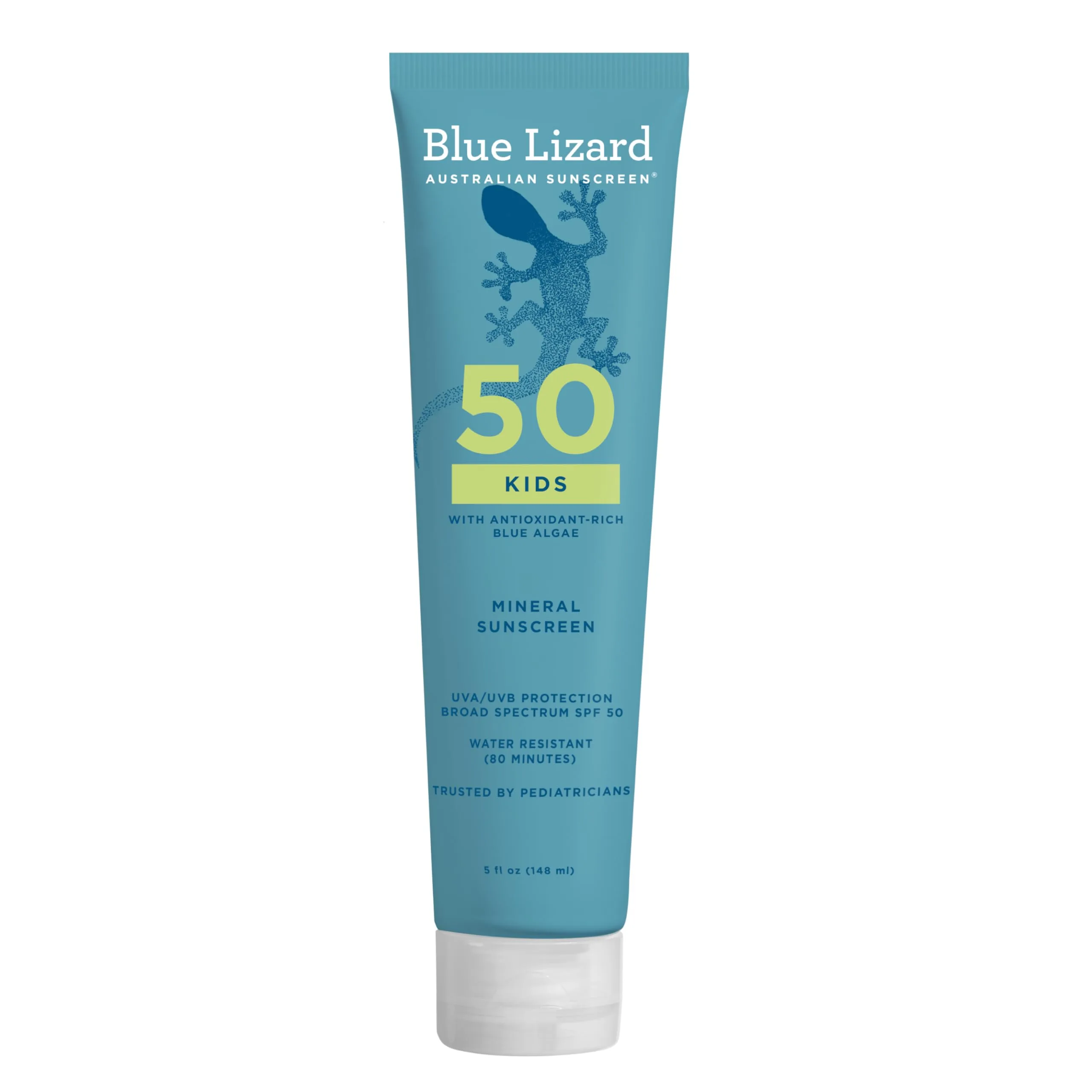 Blue Lizard Kids Mineral SPF 50 Sunscreen Lotion, 156g (5.5 oz) | Protects Sensitive Skin from UV Rays - main product image