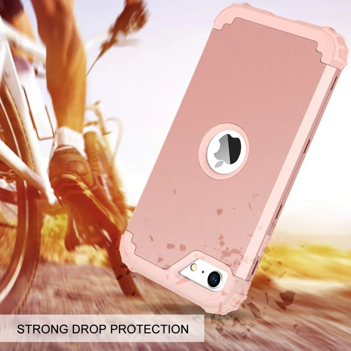BENTOBEN Heavy Duty Cellular Phone Case for iPhone SE 2020 & 2022 | Shockproof 3-in-1 Rugged Drop Protection - view 3