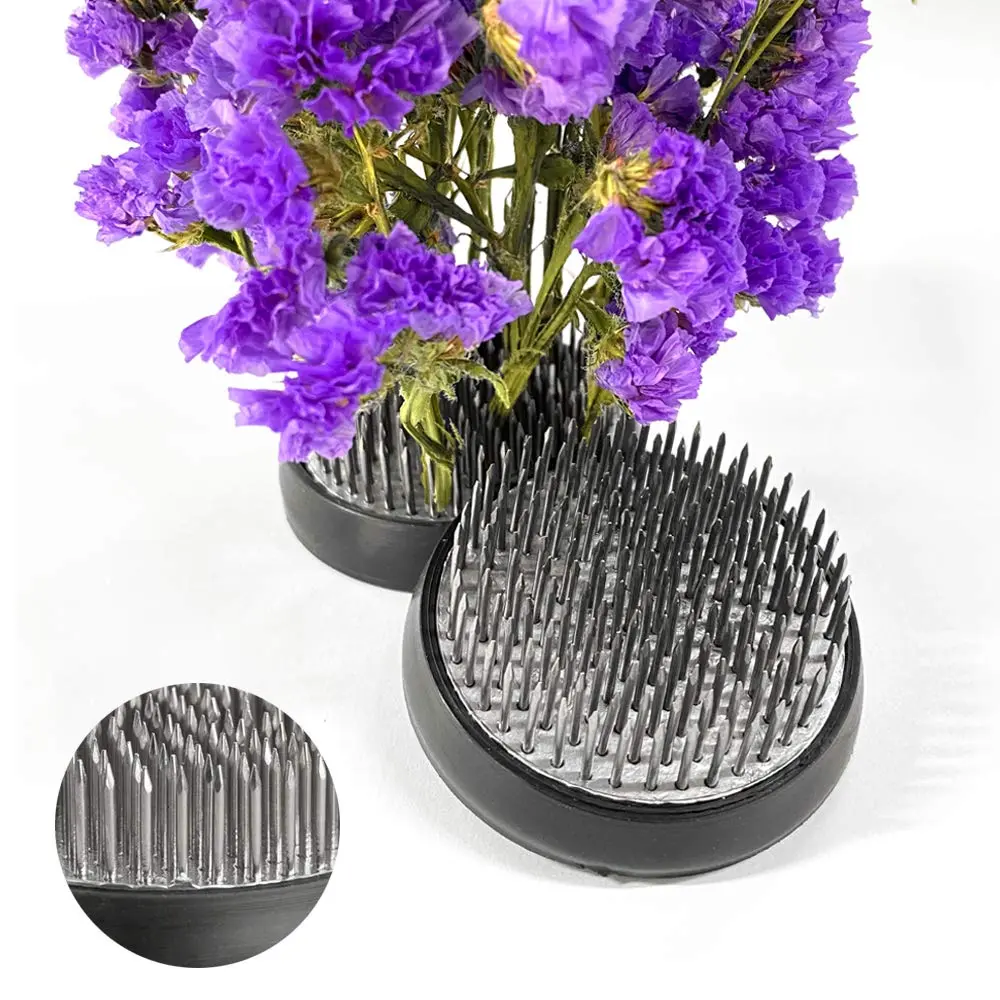 alladaga Stainless Steel Flower Frog Pin Holder 5 cm (2 Inch, 2-Pack) | 127 Needles for Floral Arrangement - view 3