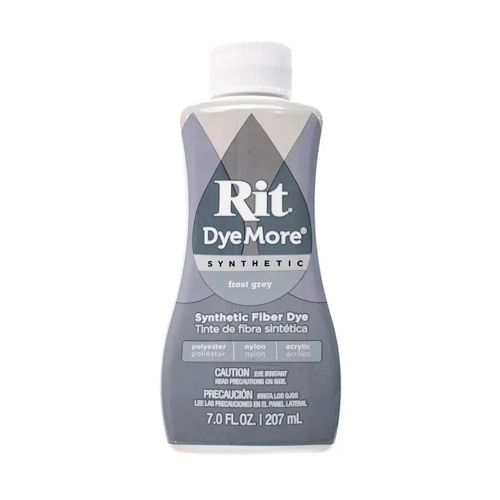 Craft County Synthetic Fabric Dye Liquid Frost Gray 198ml (7 Fl Oz) | Works on Polyester & Blends - main product image