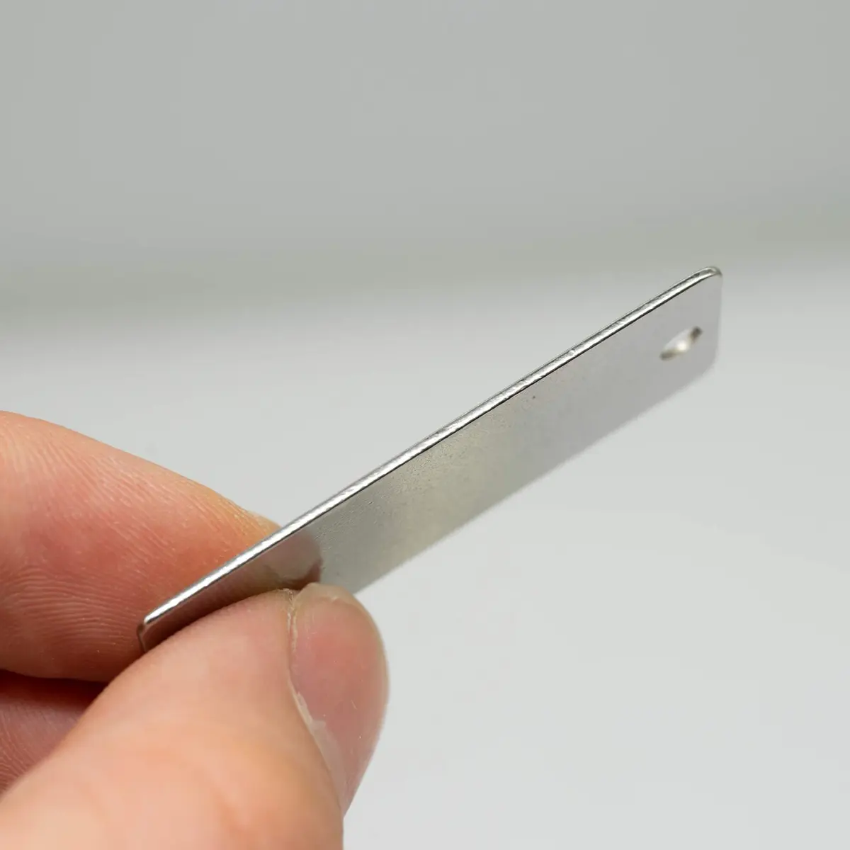 StayMax Stainless Steel Blank Tags Rectangle Stamping Blanks with Two Holes, 5 cm (1.96"x0.7") | 25 Pack for DIY Crafts - view 4