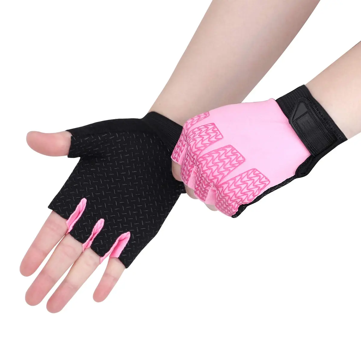 GREUS Kids Half Finger Cycling Gloves Breathable Shockproof UV Protection | Unisex 6-10Y - view 2