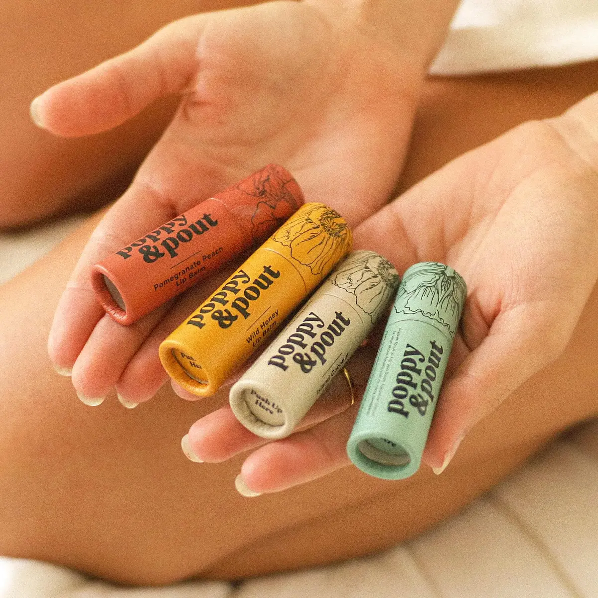 Poppy & Pout Island Coconut Jumbo Lip Balm | Hydrates with Beeswax, Vitamin E, Organic Coconut Oil | Cruelty-Free - view 8