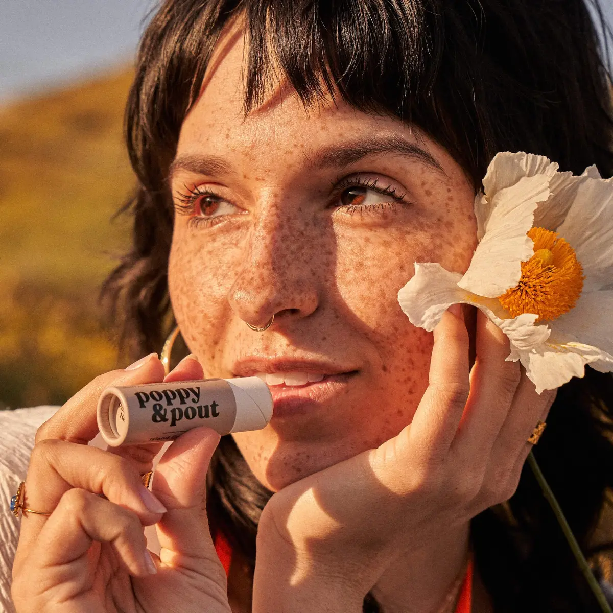 Poppy & Pout Island Coconut Jumbo Lip Balm | Hydrates with Beeswax, Vitamin E, Organic Coconut Oil | Cruelty-Free - view 3