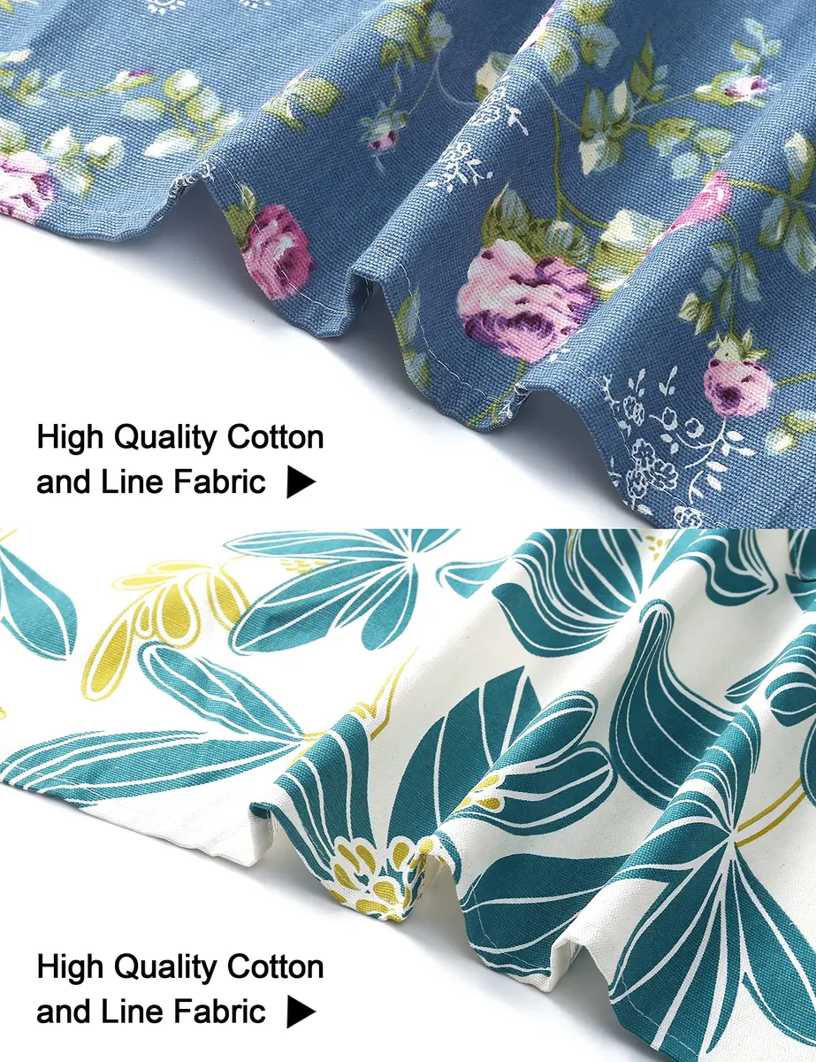 APRONNER 3 PCS Cooking Aprons for Women with Pockets | Vintage Cotton Linen Adjustable Fit - view 3