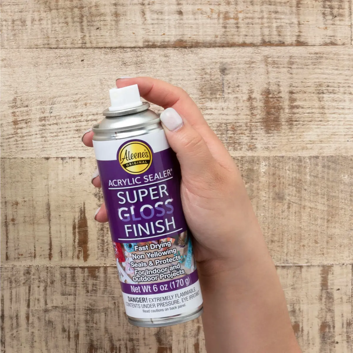 Aleene's Clear 6 oz Spray Acrylic Sealer | Super Gloss Finish for Crafts & Art Projects - view 4