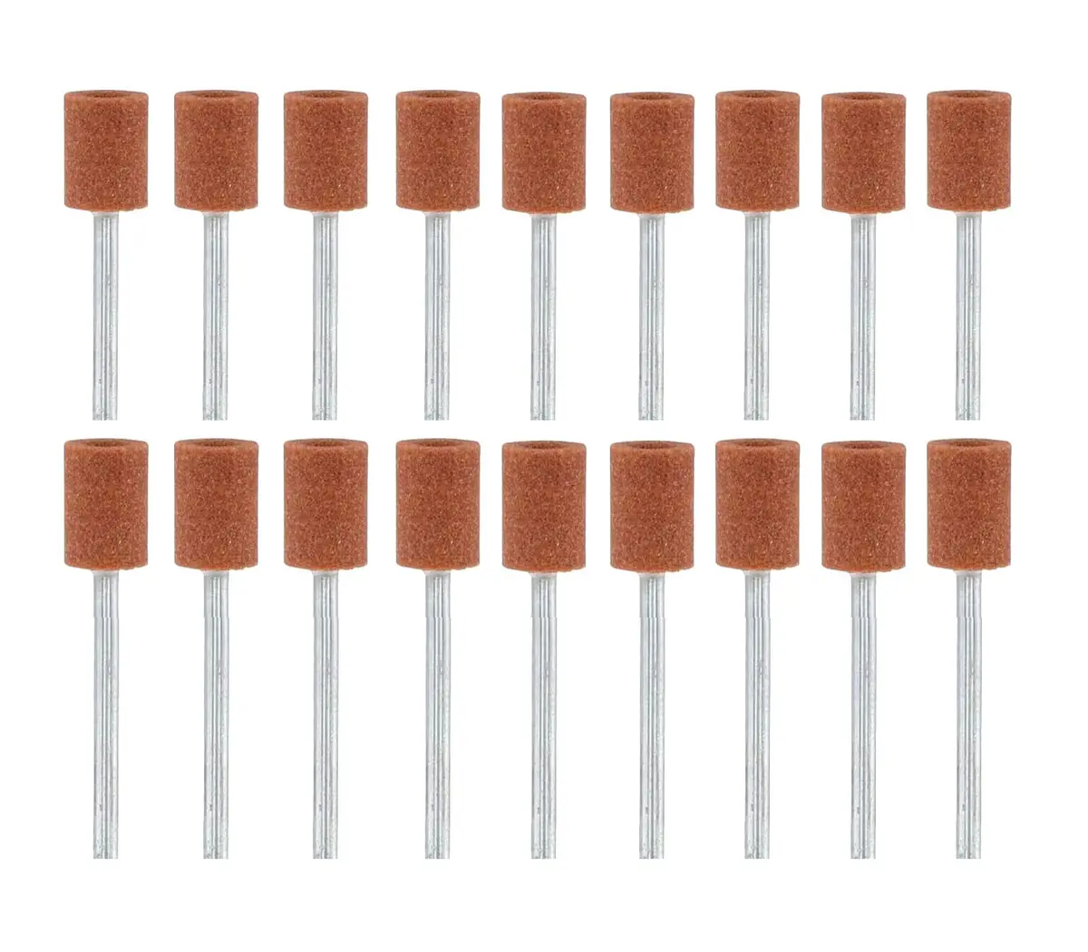 Luo ke 18 Pcs 1/8'' Shank Aluminum Oxide Rotary Grinding Stone Sets for Metal & Non-Metal Polishing - main product image
