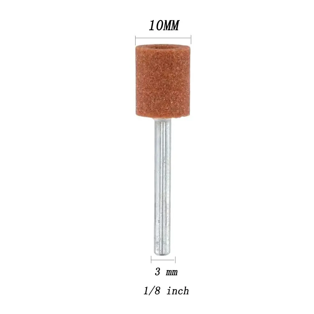 Luo ke 18 Pcs 1/8'' Shank Aluminum Oxide Rotary Grinding Stone Sets for Metal & Non-Metal Polishing - view 3