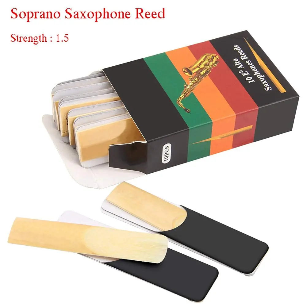 Alnicov Alto Saxophone Reeds 10pcs Strength 1.5 | Stable Sound for Beginners & Pros - view 4