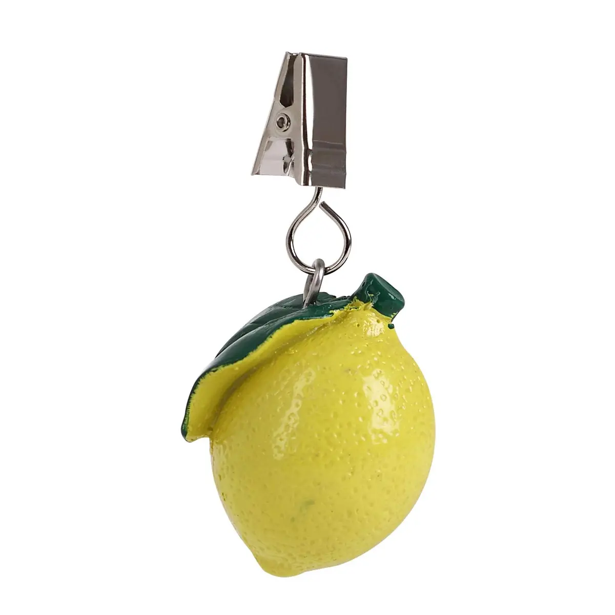 TwoFish Lemon Tablecloth Clamps Set of 4 | Handmade Resin Lemon Design for Outdoor & Indoor Use - view 7