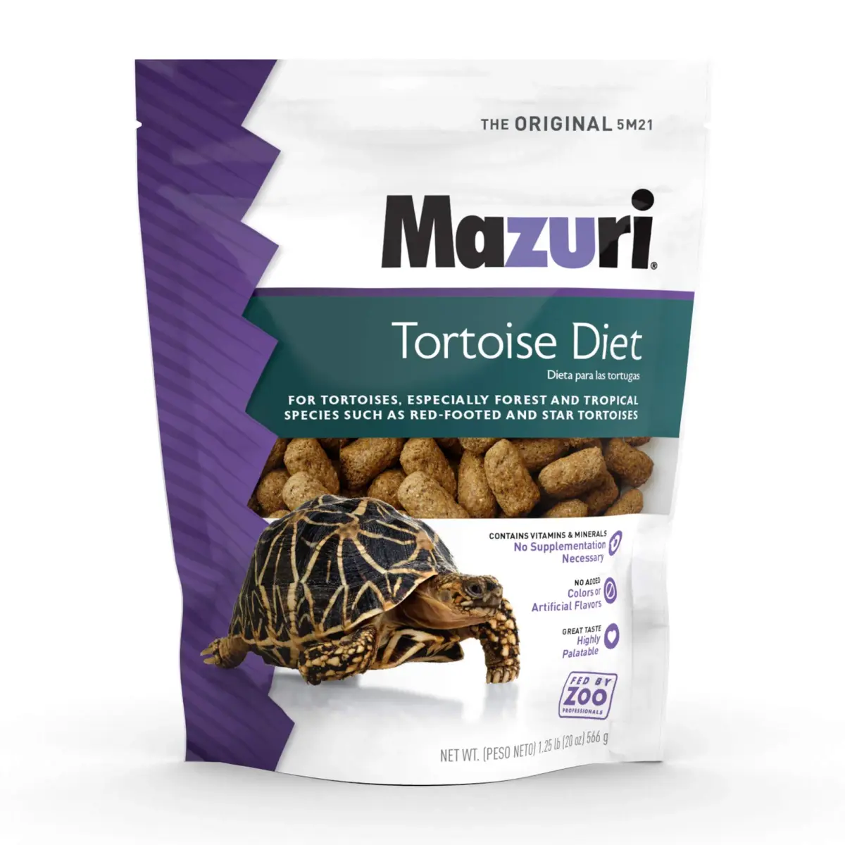 Mazuri Tortoise Diet Pellets 20 oz (567 g) | For Tropical & Forest Tortoises - main product image