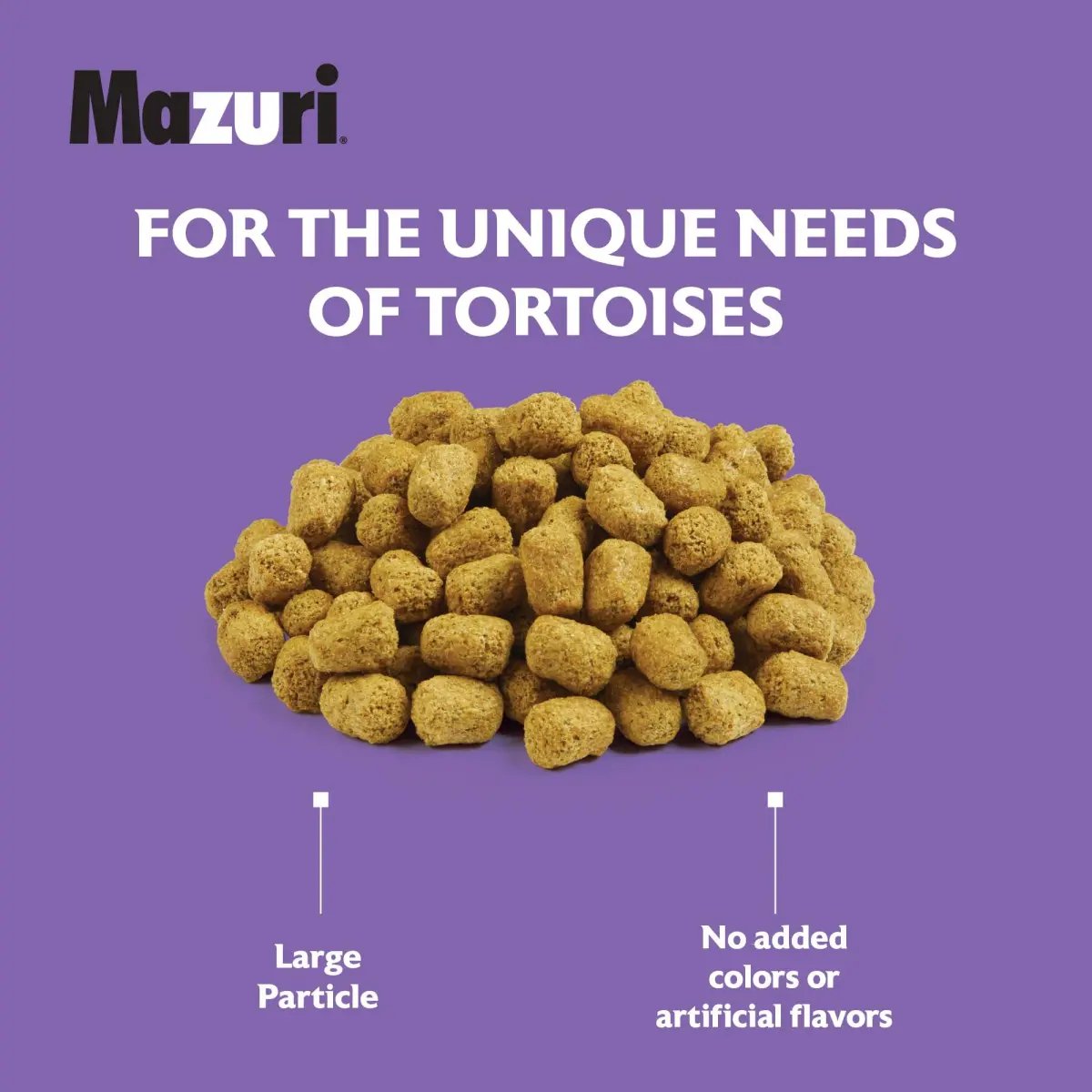 Mazuri Tortoise Diet Pellets 20 oz (567 g) | For Tropical & Forest Tortoises - view 5