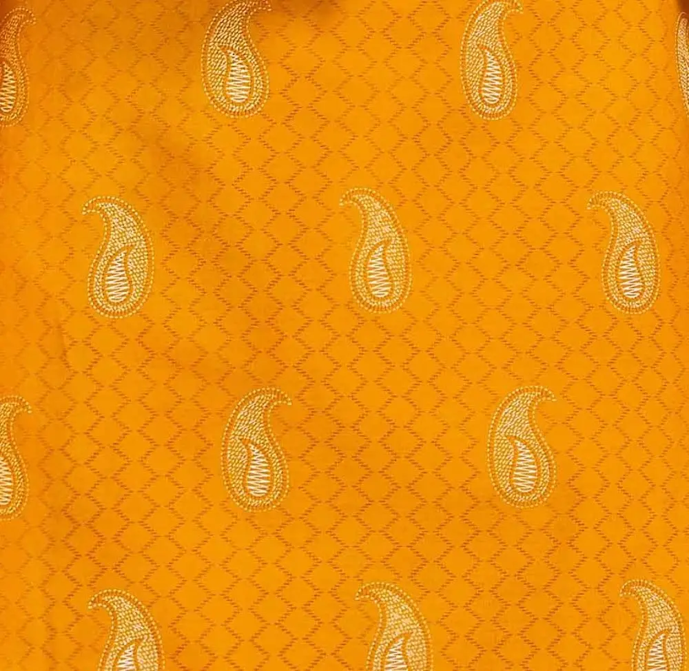 Miraan Women's Cotton Printed Readymade Salwar Suit XXX-Large Yellow 116.84 cm (46 inches) Chest | 3-Piece Stitched Cotton Set - view 4
