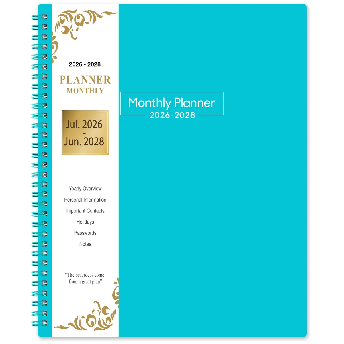 Coboll Monthly Planner 2026-2028 | 24-Month Calendar with Thick Paper & Hardcover - main product image