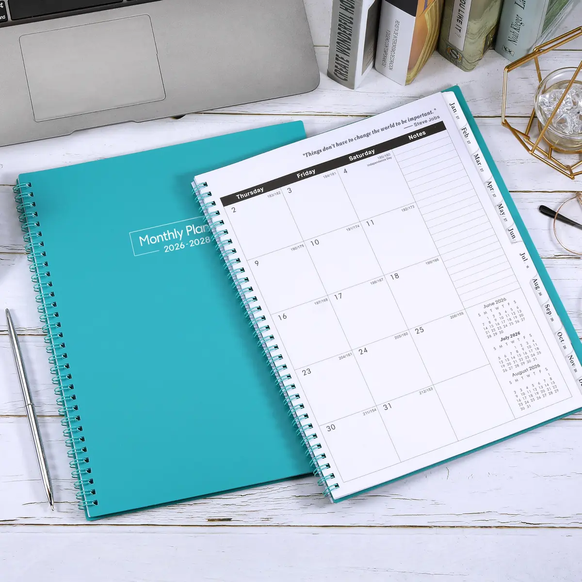 Coboll Monthly Planner 2026-2028 | 24-Month Calendar with Thick Paper & Hardcover - view 2