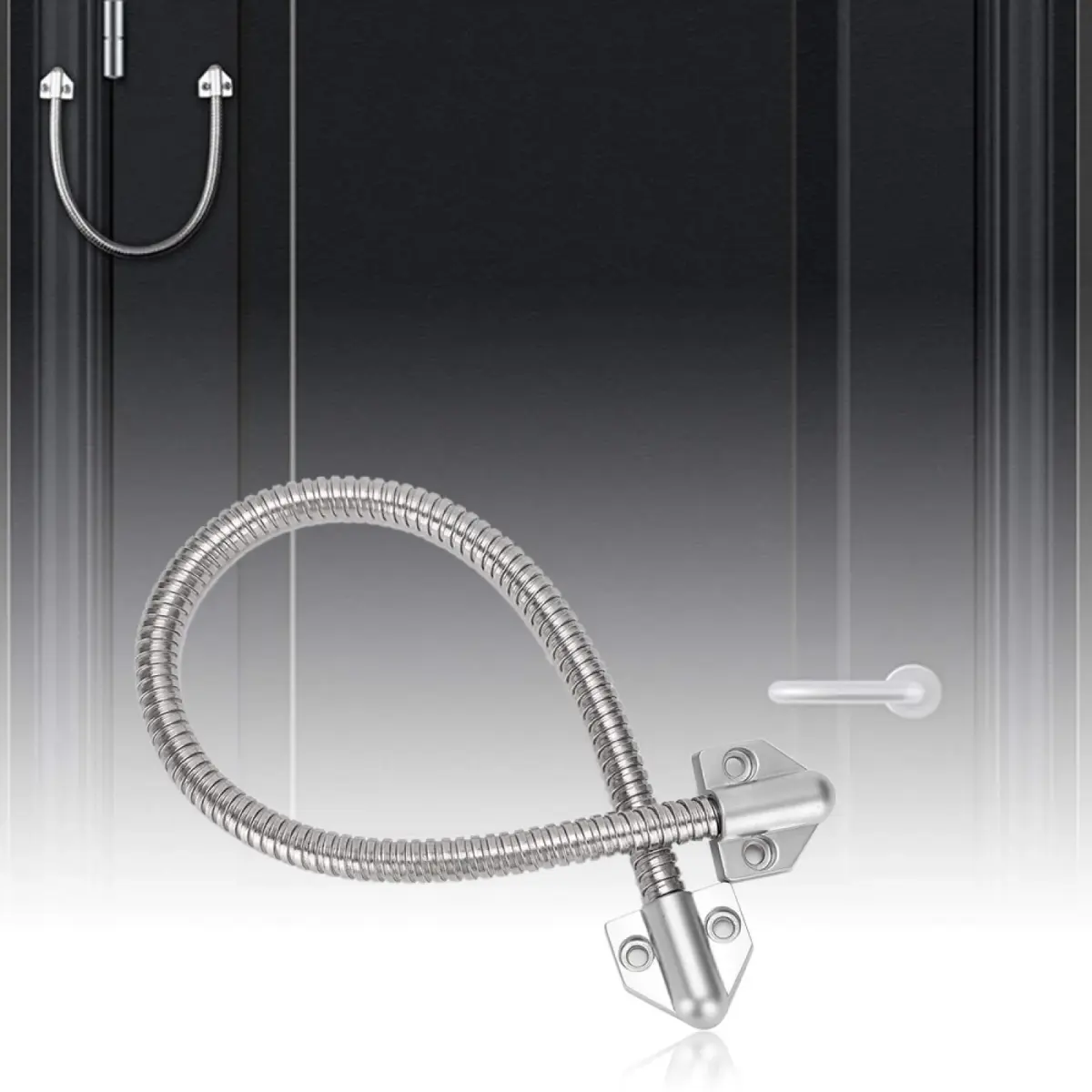 VINGVO Armored Loop Power Transfer Door Cable Protector 450mm (17.7in) | Protects Wires from Damage - view 6