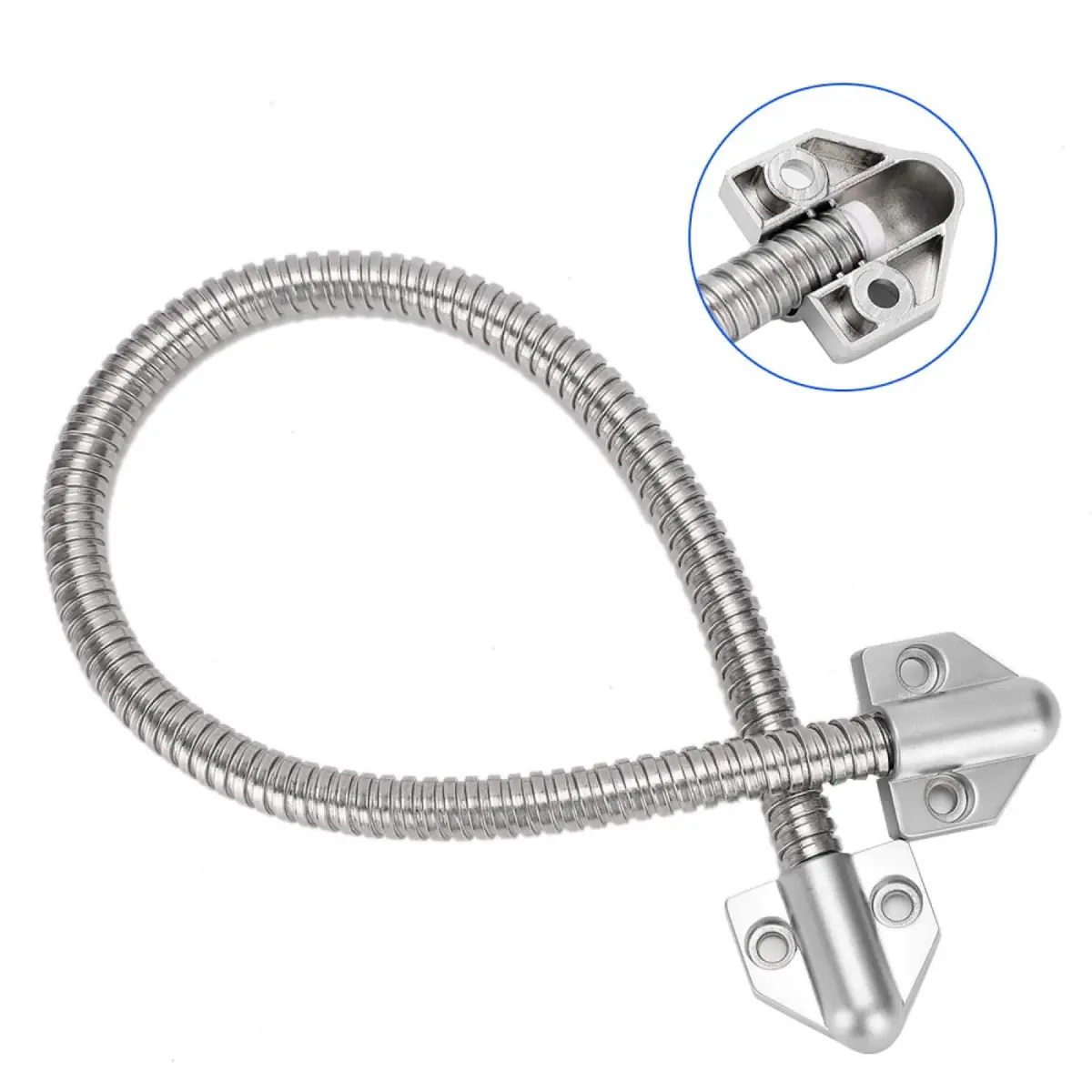 VINGVO Armored Loop Power Transfer Door Cable Protector 450mm (17.7in) | Protects Wires from Damage - view 3