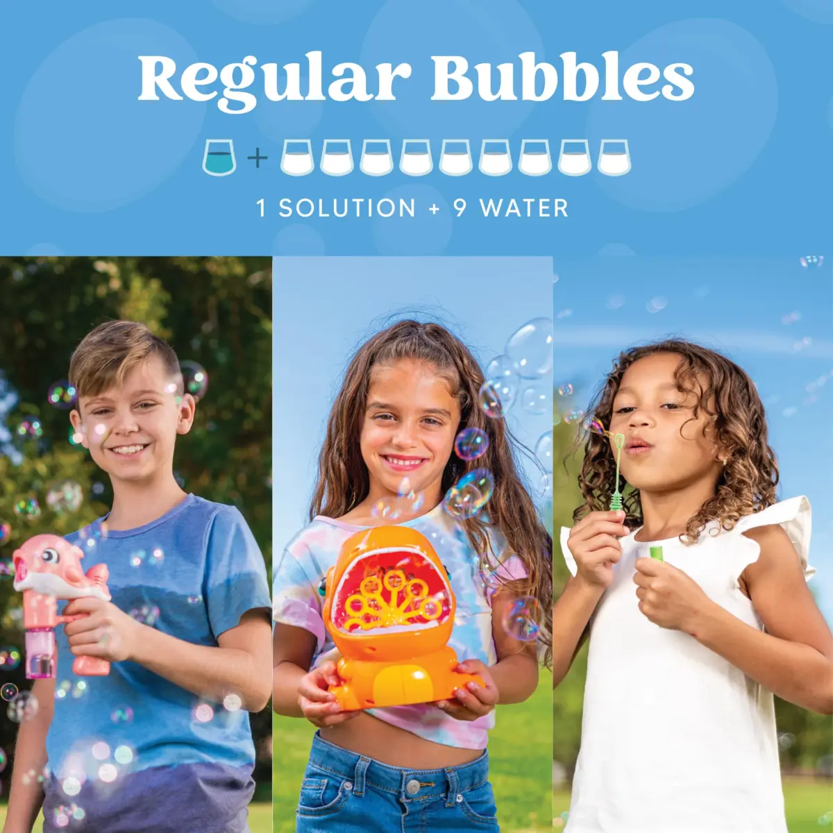 JOYIN Concentrated Bubble Solution 32 fl oz (946ml) | Makes 2.5 Gallons Regular Bubbles, Non-Toxic, USA Import - view 3