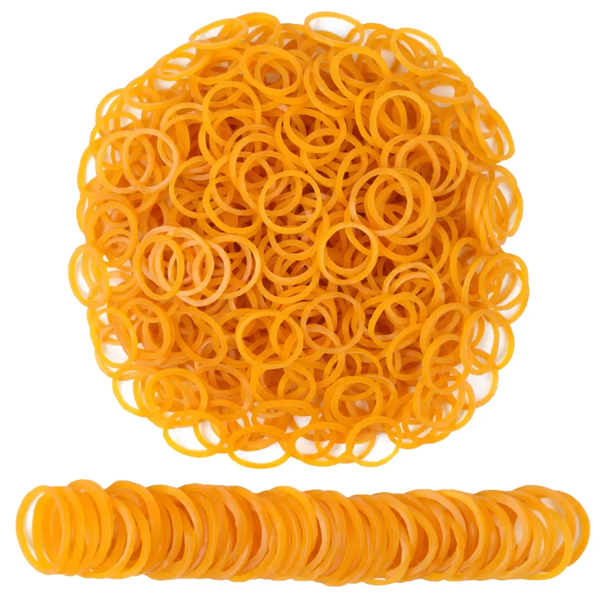 AMUU Mini Rubber Bands 1200pcs (3mm x 1.6cm) | Soft Elastic Bands for Office, Home, and Packages - main product image