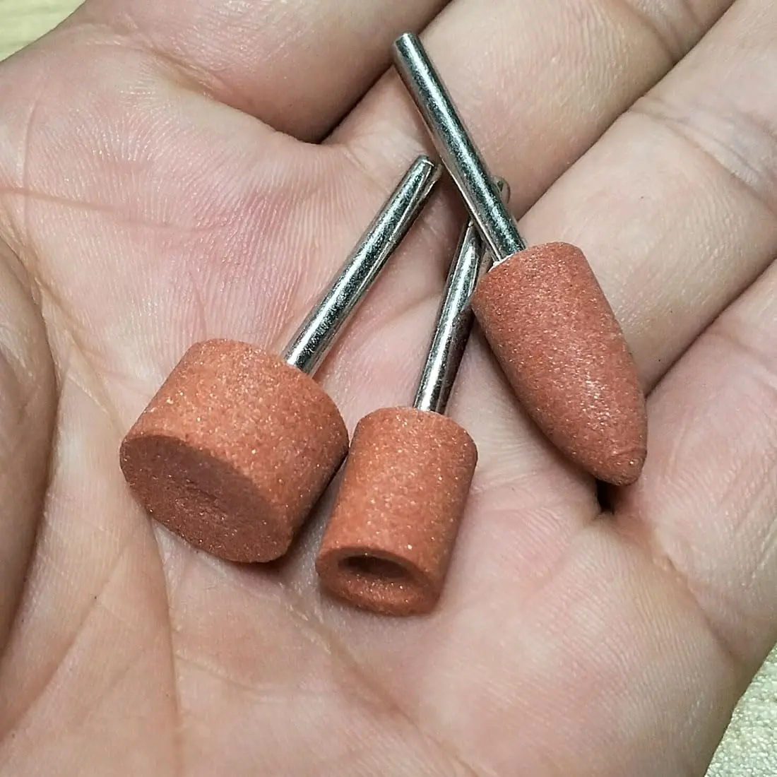 Luo ke 18 Pcs 1/8'' Shank Rotary Grinding Stones | Corundum Abrasive Set for Metal & Glass - view 4