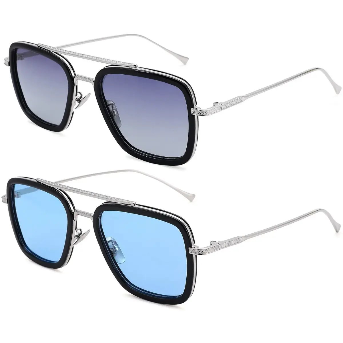 NULOOQ Tony Stark & Spider-Man A1* Polarized Aviator Sunglasses - 2 Pack - main product image