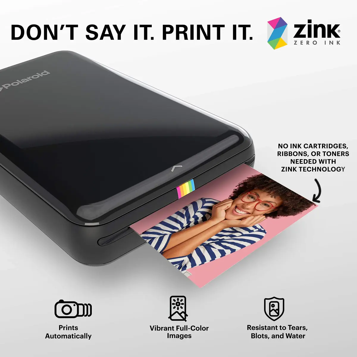 Zink Premium Instant Photo Paper 2"x3" (30 Pack) | Compatible with Polaroid Snap, Zip, Mint Cameras - view 4
