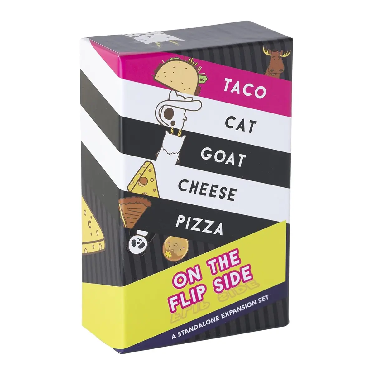 Taco Cat Goat Cheese Pizza On The Flip Side Expansion Set by Dolphin Hat Games | Fast-Paced Card Game for Ages 7+ - main product image