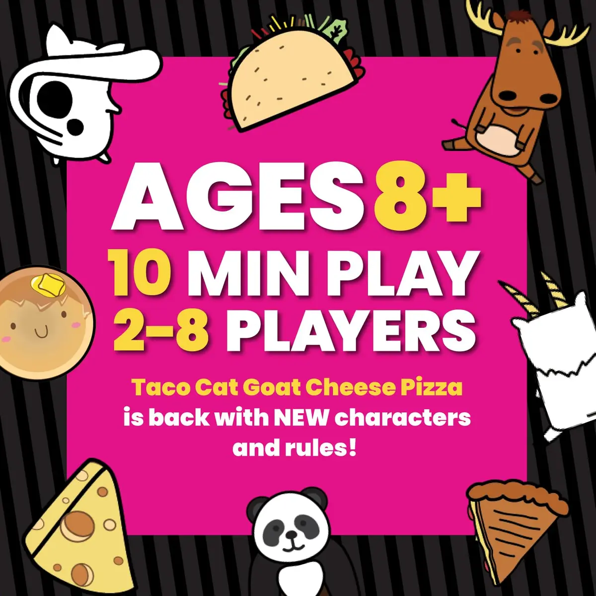 Taco Cat Goat Cheese Pizza On The Flip Side Expansion Set by Dolphin Hat Games | Fast-Paced Card Game for Ages 7+ - view 4