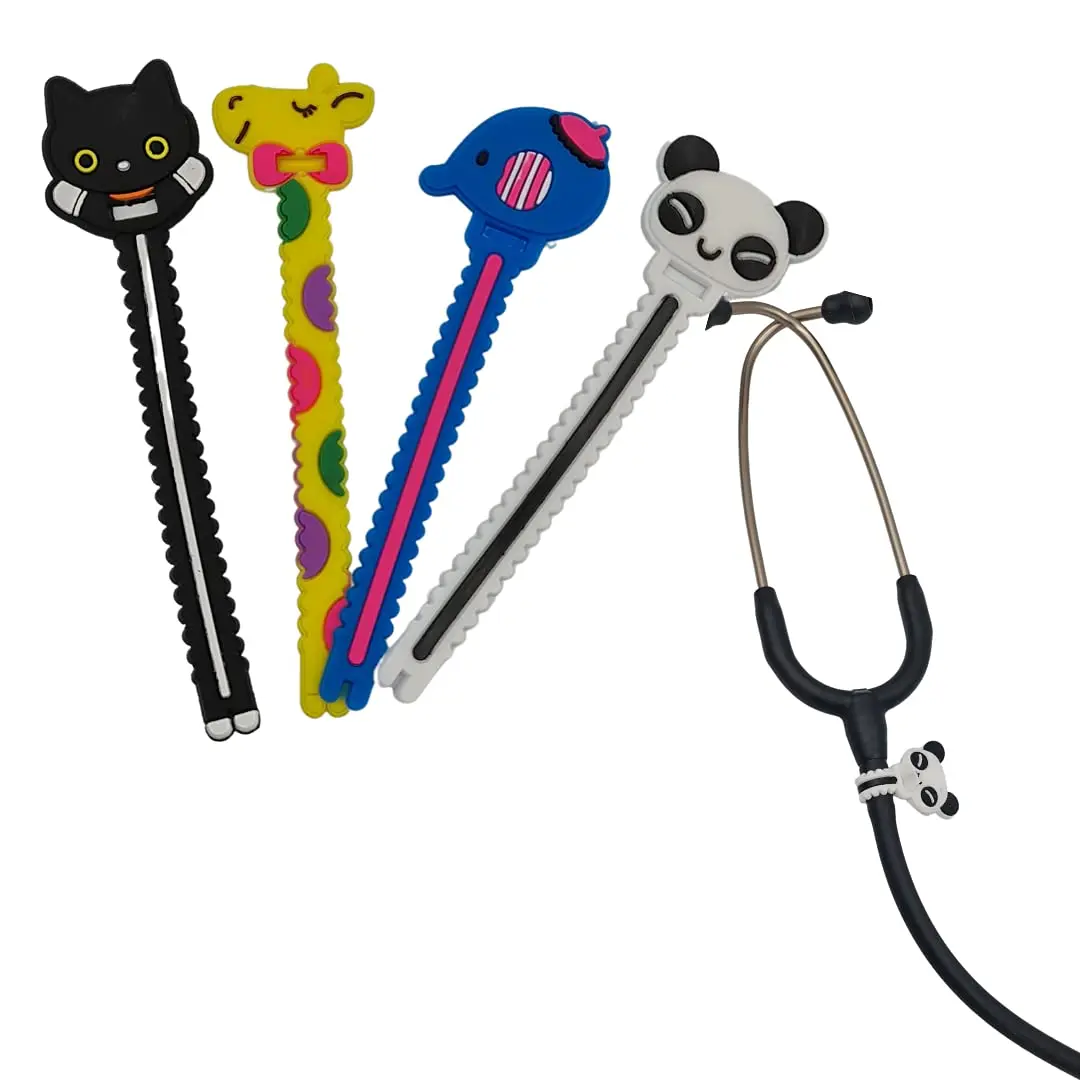 Charmscope Stethoscope Charms - Pack of 4 | Playful Silicone Doctor Theme - main product image
