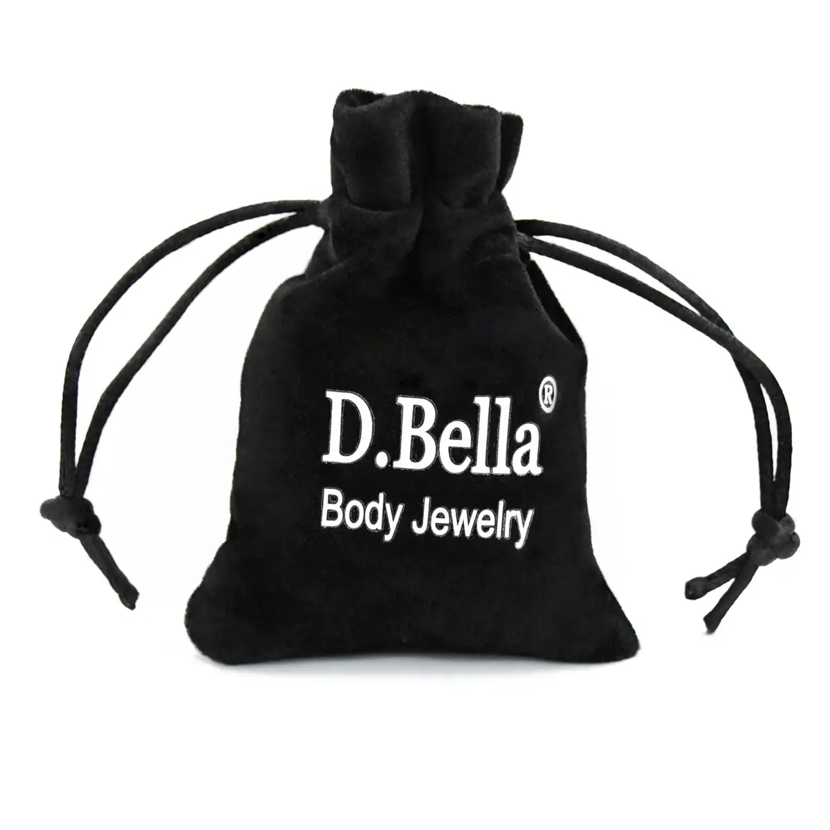 D.Bella Clear Nose Rings Retainer Set 20G (0.8mm) | Invisible Bioflex Studs for Work & MRI - view 2