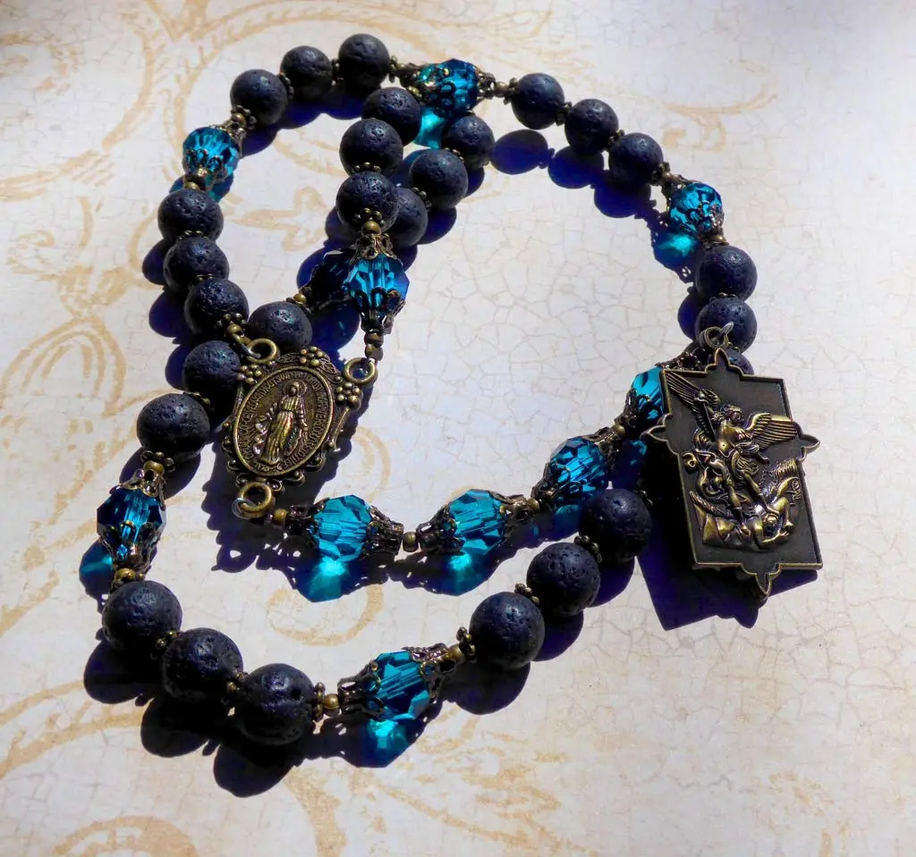PAX Saint Michael Chaplet with Instructions for Protection and Blessing | Religious Protection Accessory - view 6