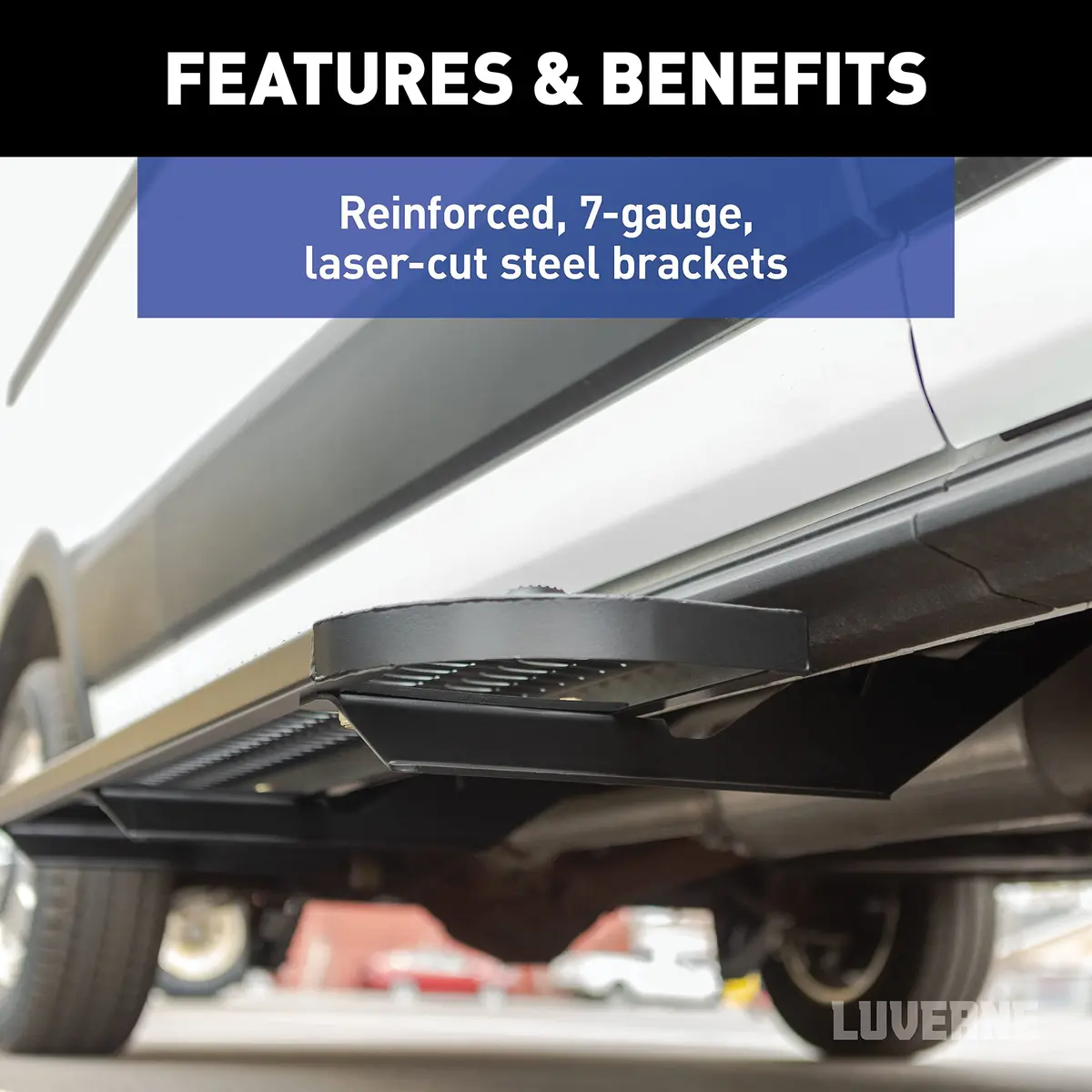 LUVERNE Grip Step XL Bracket Kit for Ram ProMaster | Vehicle-Specific Mounting Support - view 2