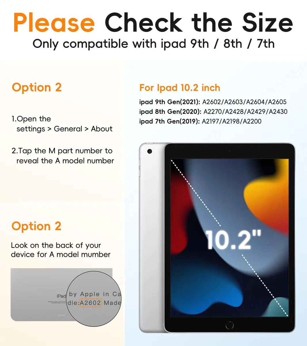 BATYUE Shockproof Case for iPad 9th/ 8th/ 7th Gen (10.2 inch) | 3-Layer Armor & 360° Stand, Kid-Friendly, Detachable Strap - view 8
